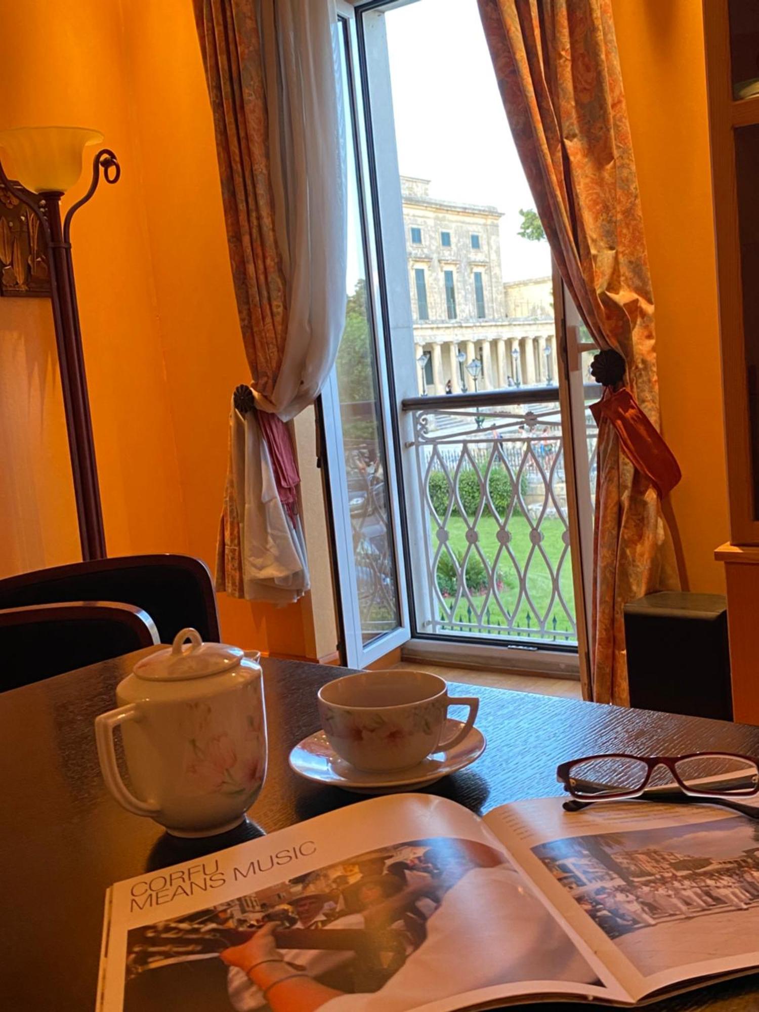 Palazzo Luxury Suite - View To Liston Square & Old Fortress Of Corfu Old Town Экстерьер фото